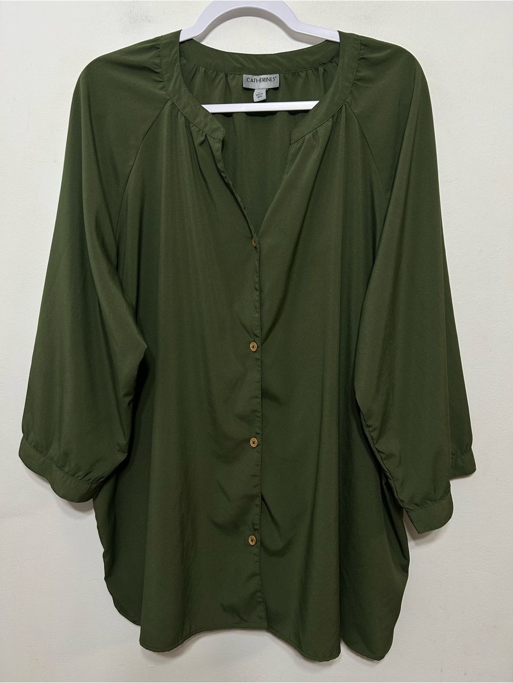 Catherines Button Up Blouse Womens Size 2X
